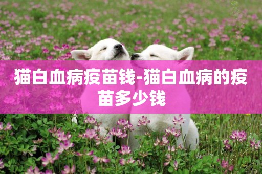 貓白血病疫苗錢-貓白血病的疫苗多少錢