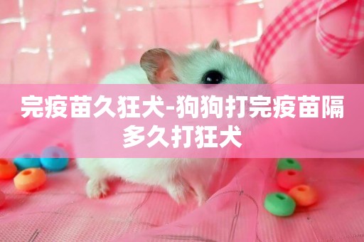 完疫苗久狂犬-狗狗打完疫苗隔多久打狂犬