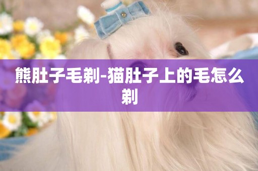 熊肚子毛剃-貓肚子上的毛怎么剃