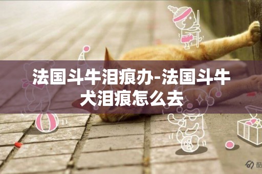 法國斗牛淚痕辦-法國斗牛犬淚痕怎么去