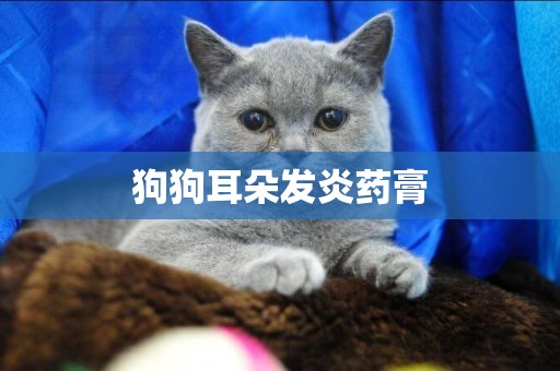 狗狗耳朵發炎藥膏