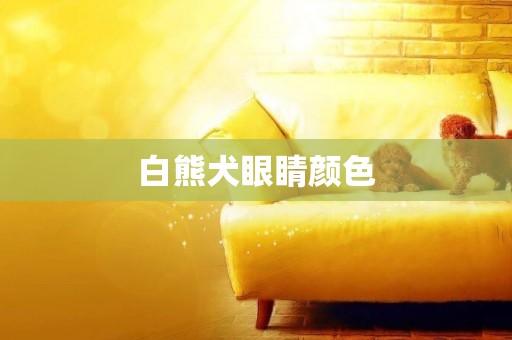 白熊犬眼睛顏色