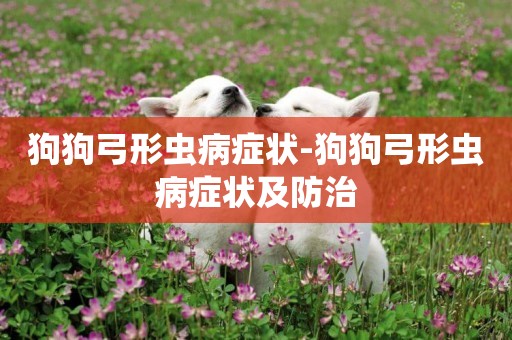 狗狗弓形蟲病癥狀-狗狗弓形蟲病癥狀及防治