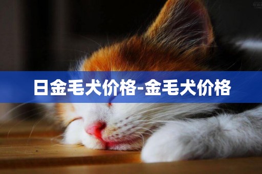 日金毛犬價格-金毛犬價格