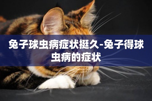 兔子球蟲病癥狀挺久-兔子得球蟲病的癥狀