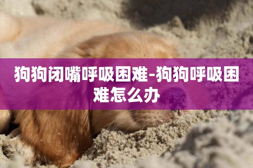 狗狗閉嘴呼吸困難-狗狗呼吸困難怎么辦