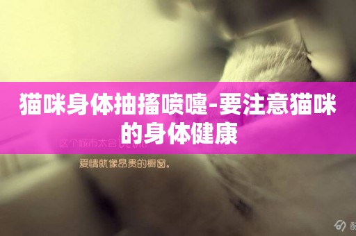 貓咪身體抽搐噴嚏-要注意貓咪的身體健康
