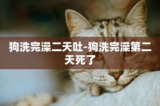 狗洗完澡二天吐-狗洗完澡第二天死了