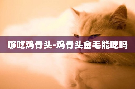 夠吃雞骨頭-雞骨頭金毛能吃嗎