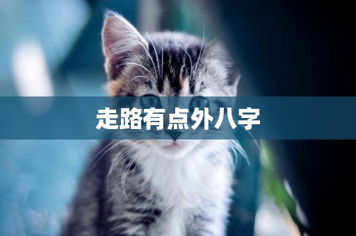 走路有點外八字