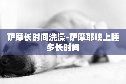 薩摩長時間洗澡-薩摩耶晚上睡多長時間