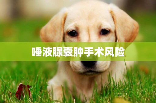 唾液腺囊腫手術風險