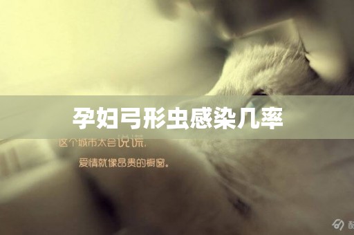 孕婦弓形蟲感染幾率