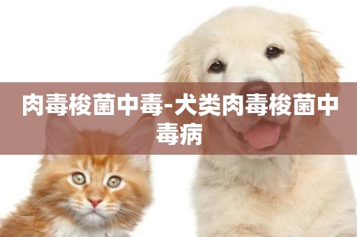 肉毒梭菌中毒-犬類肉毒梭菌中毒病