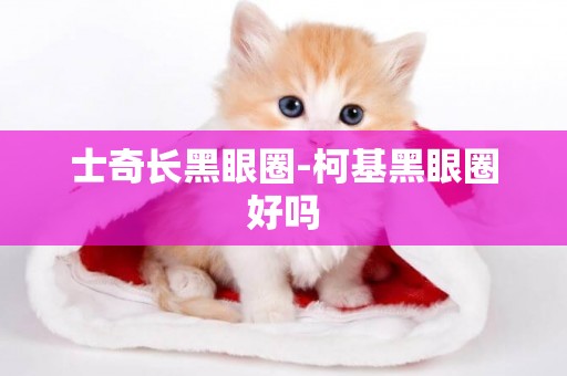 士奇長黑眼圈-柯基黑眼圈好嗎
