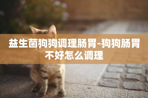 益生菌狗狗調理腸胃-狗狗腸胃不好怎么調理