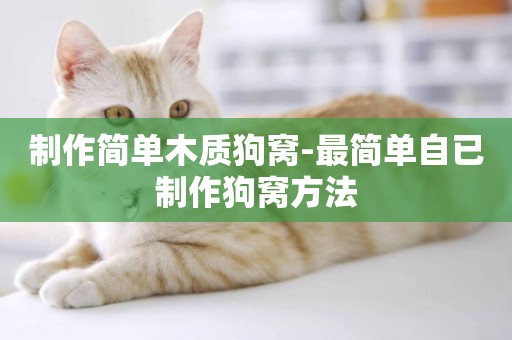 制作簡單木質狗窩-最簡單自已制作狗窩方法