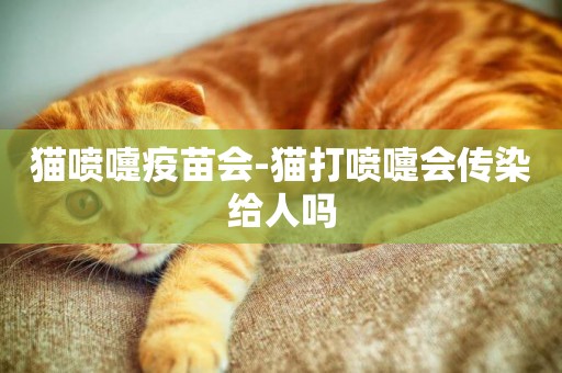 貓噴嚏疫苗會-貓打噴嚏會傳染給人嗎