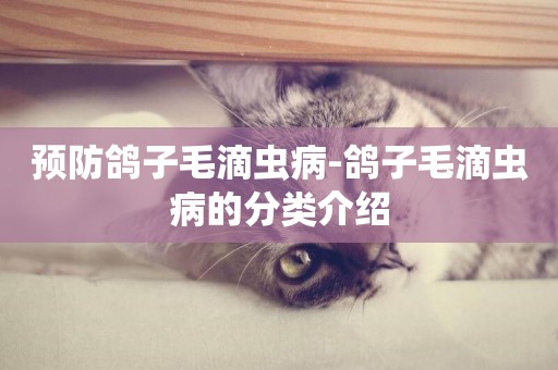 預防鴿子毛滴蟲病-鴿子毛滴蟲病的分類介紹