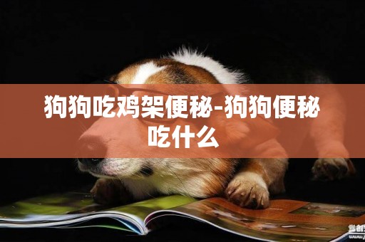 狗狗吃雞架便秘-狗狗便秘吃什么