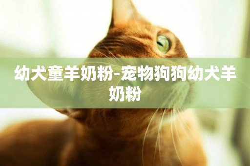 幼犬童羊奶粉-寵物狗狗幼犬羊奶粉