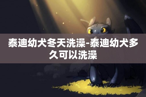 泰迪幼犬冬天洗澡-泰迪幼犬多久可以洗澡