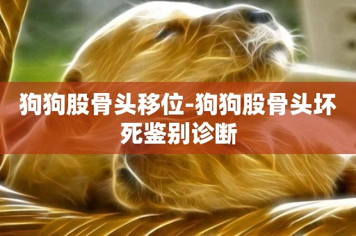 狗狗股骨頭移位-狗狗股骨頭壞死鑒別診斷