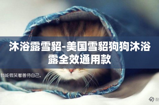 沐浴露雪貂-美國雪貂狗狗沐浴露全效通用款