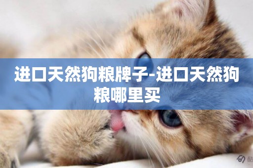 進口天然狗糧牌子-進口天然狗糧哪里買