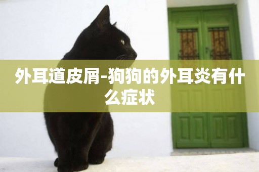 外耳道皮屑-狗狗的外耳炎有什么癥狀