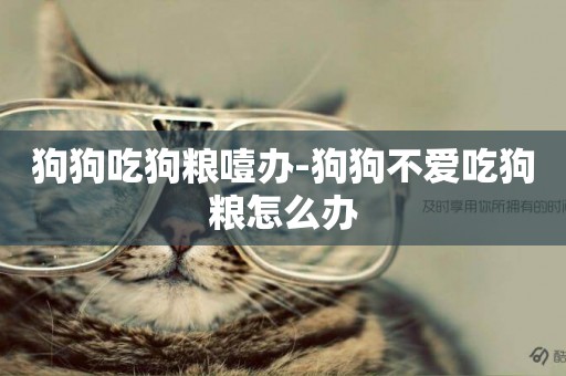 狗狗吃狗糧噎辦-狗狗不愛吃狗糧怎么辦