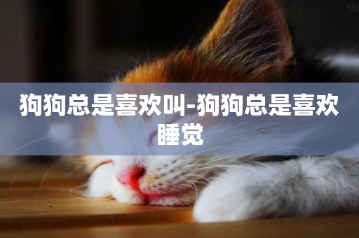 狗狗總是喜歡叫-狗狗總是喜歡睡覺