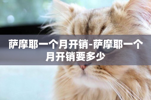 薩摩耶一個月開銷-薩摩耶一個月開銷要多少