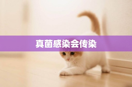 真菌感染會傳染