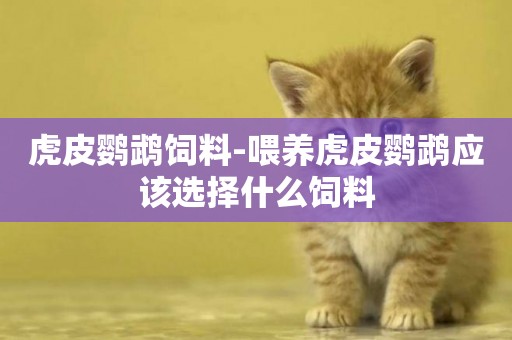 虎皮鸚鵡飼料-喂養虎皮鸚鵡應該選擇什么飼料