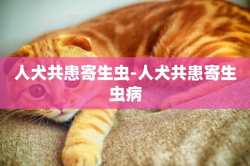人犬共患寄生蟲-人犬共患寄生蟲病