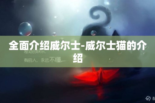 全面介紹威爾士-威爾士貓的介紹