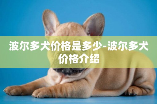 波爾多犬價格是多少-波爾多犬價格介紹