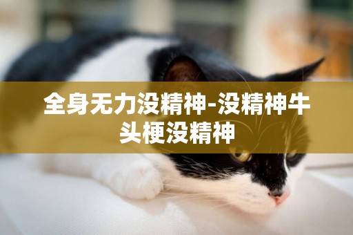 全身無力沒精神-沒精神牛頭梗沒精神
