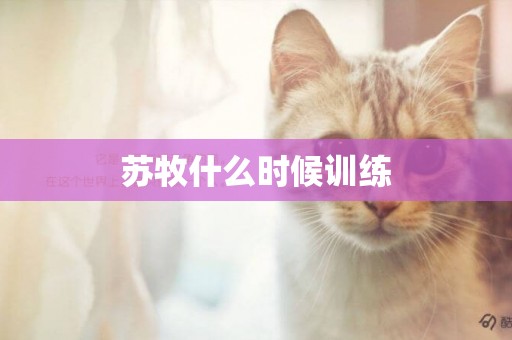 蘇牧什么時候訓練