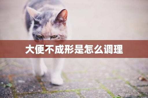 大便不成形是怎么調理