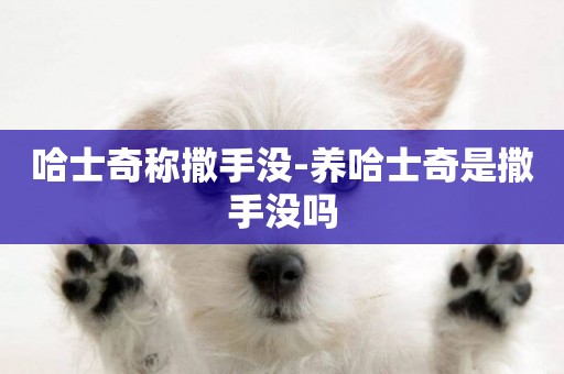 哈士奇稱撒手沒-養哈士奇是撒手沒嗎