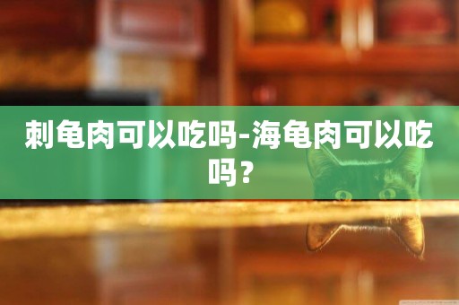 刺龜肉可以吃嗎-海龜肉可以吃嗎？