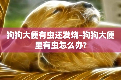 狗狗大便有蟲還發燒-狗狗大便里有蟲怎么辦?