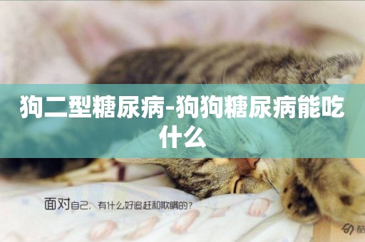狗二型糖尿病-狗狗糖尿病能吃什么