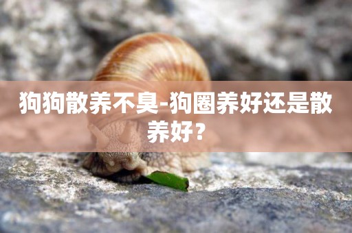 狗狗散養不臭-狗圈養好還是散養好？