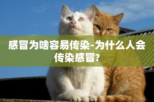 感冒為啥容易傳染-為什么人會傳染感冒?
