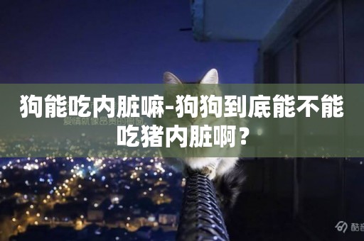 狗能吃內臟嘛-狗狗到底能不能吃豬內臟啊？