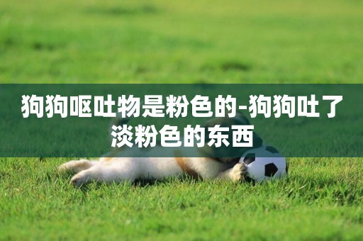 狗狗嘔吐物是粉色的-狗狗吐了淡粉色的東西