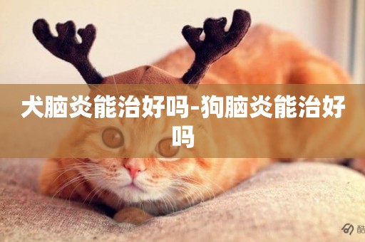犬腦炎能治好嗎-狗腦炎能治好嗎